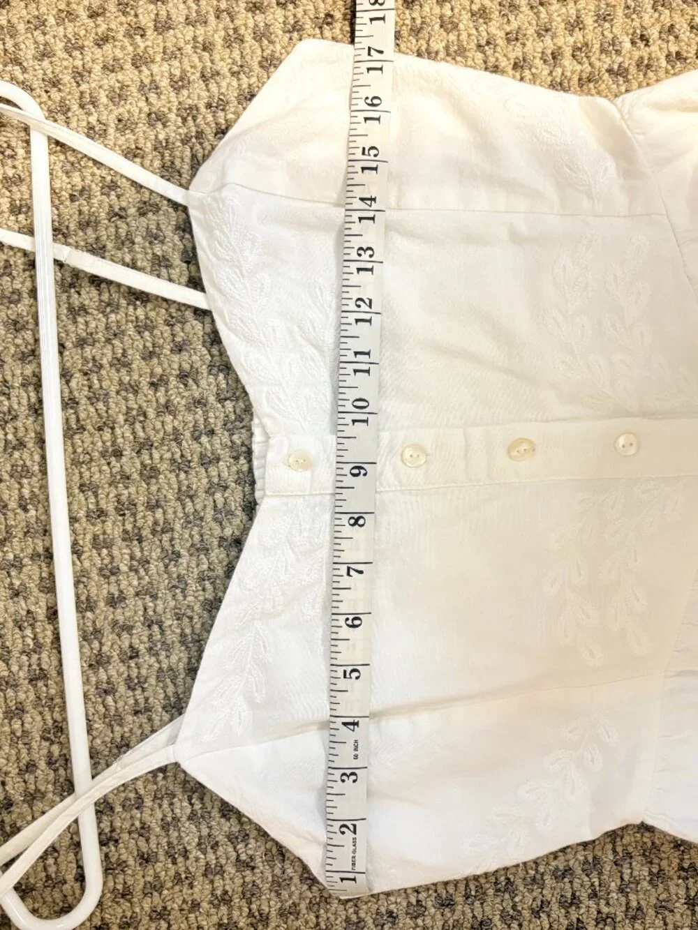Z Supply White Citadelle Embroidered Linen Maxi Dress - Estimated size M - Picture 5 of 8